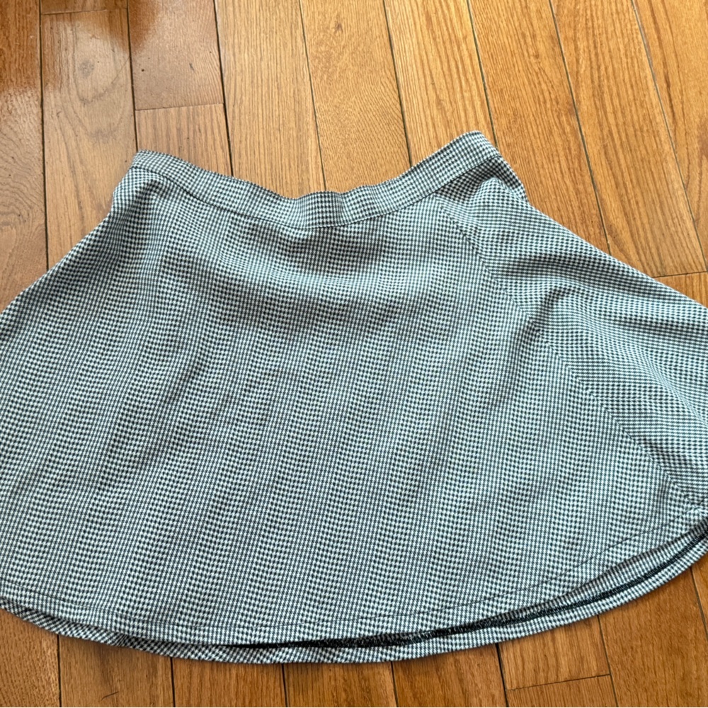 Vintage American Apparel houndstooth circle skirt